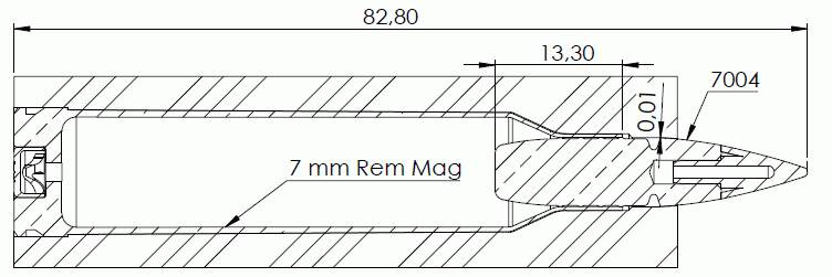 7 mm Rem Mag 7004 Sitz