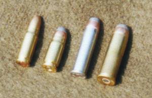 Kurzwaffenpatronen 7,62x25 Tokarev, .357SIG, .357 Magnum, .44 Magnum